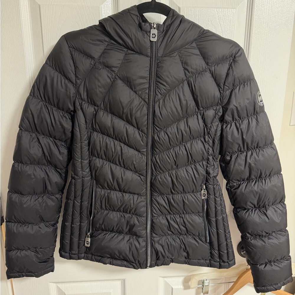 Michael Kors Black Quilted Puffer Jacket